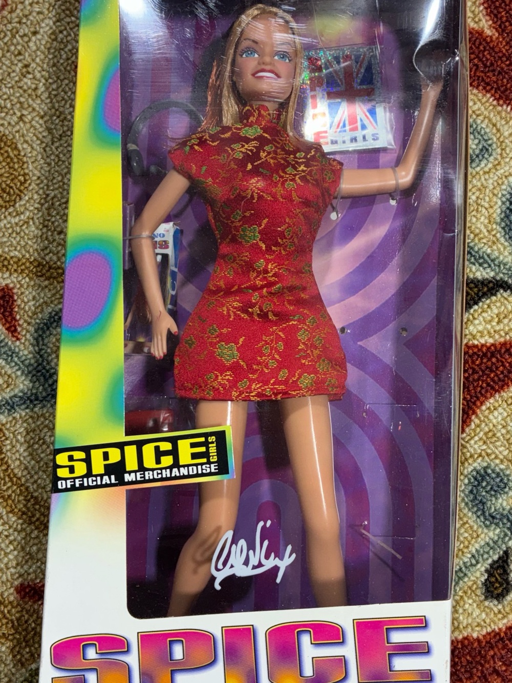 Vintage 1998 Spice Girls "On Tour" Ginger Spice Doll & All its accessories